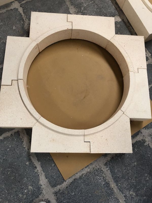 Brique réfractaire de haut de résistance thermique silicate d'alumine de 1500℃ RUL pour le fourneau chaud de souffle