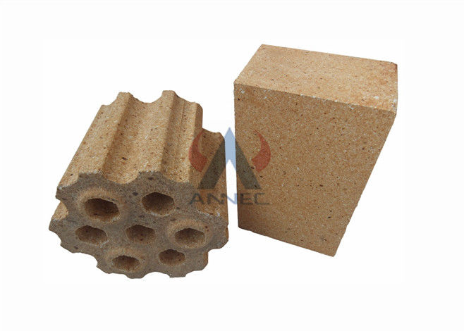 Fourneau chaud 55 Al2O3 Clay Refractory Brick de souffle d'anti corrosion