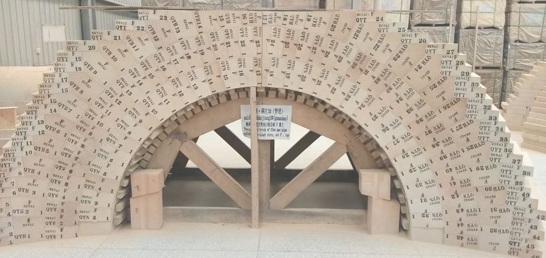 La haute brique basée par Andalustie d'alumine résistent à la haute température et utilisées pendant que la doublure de sécurité dans le fourneau à hautes températures, étuve